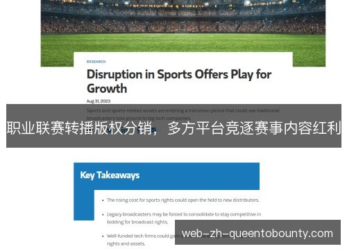 职业联赛转播版权分销，多方平台竞逐赛事内容红利